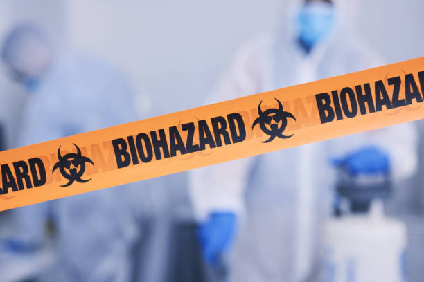 Professional Biohazard Cleanup technician working in Glenelg, MD